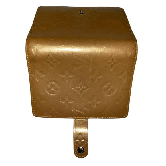 Louis Vuitton Wallet Cover Agenda Golden Brown Monogram Vernis Vintage - Picture 4 of 9